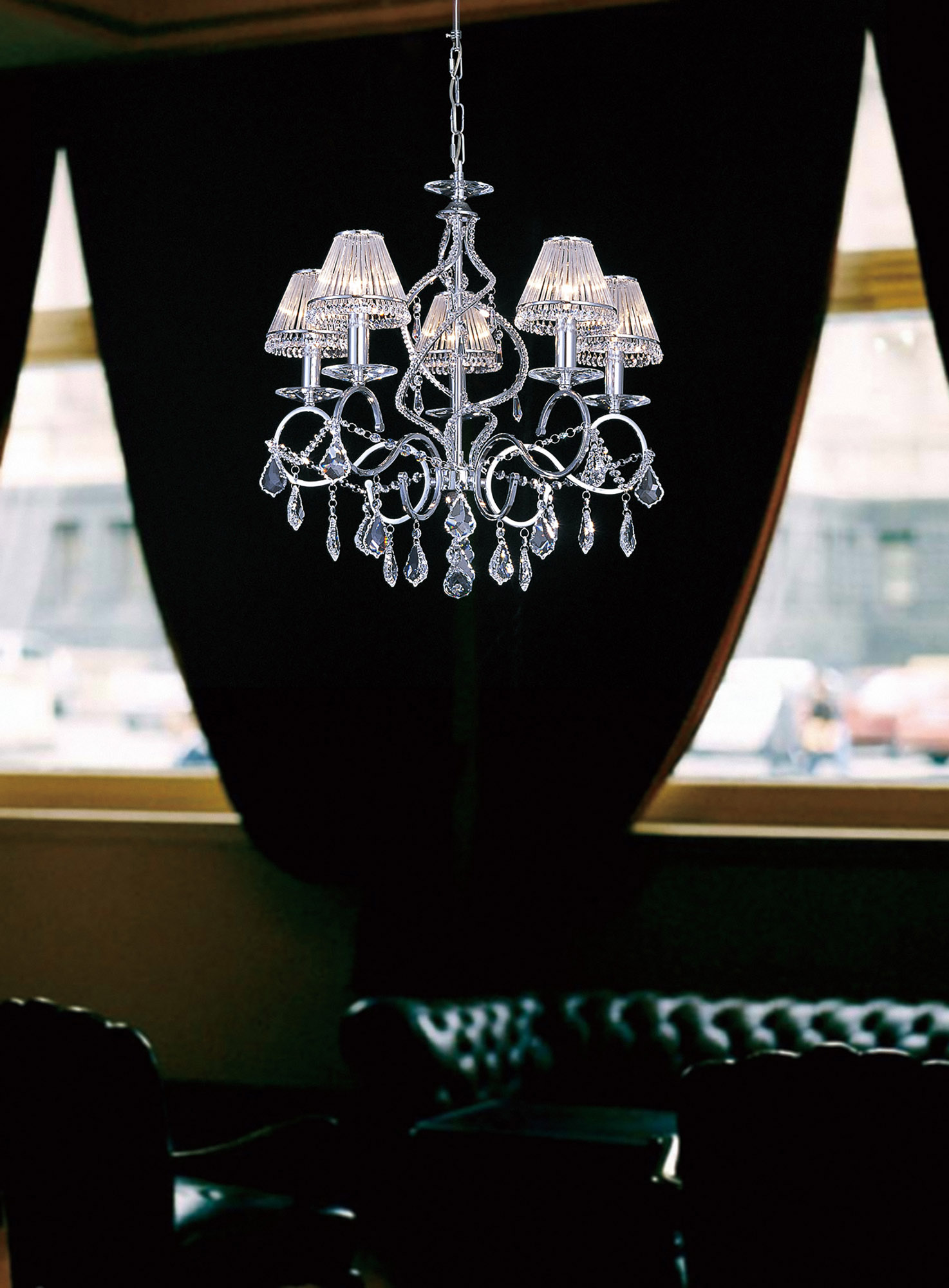 Torino Polished Chrome Crystal Ceiling Lights Diyas Multi Arm Crystal Fittings Torino Polished Chrome Crystal Ceiling Lights Diyas Multi Arm Crystal Fittings